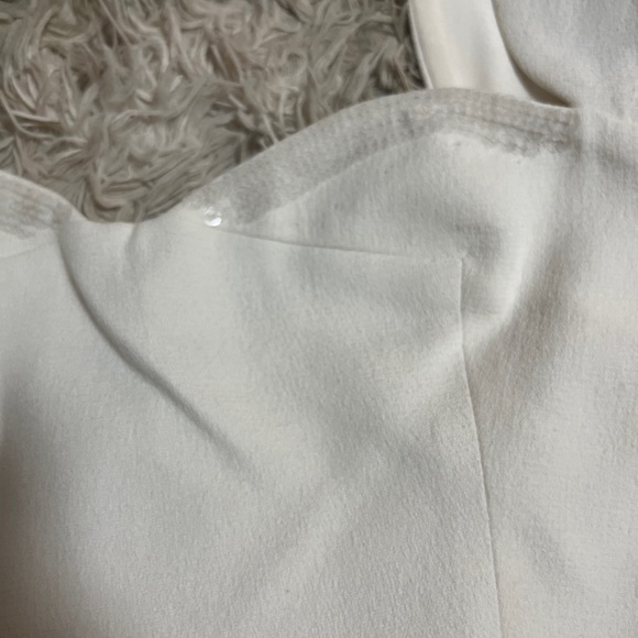 Victoria Beckham beautiful dress US6 with sparkly details. Cream linen like. - Picture 4 of 4